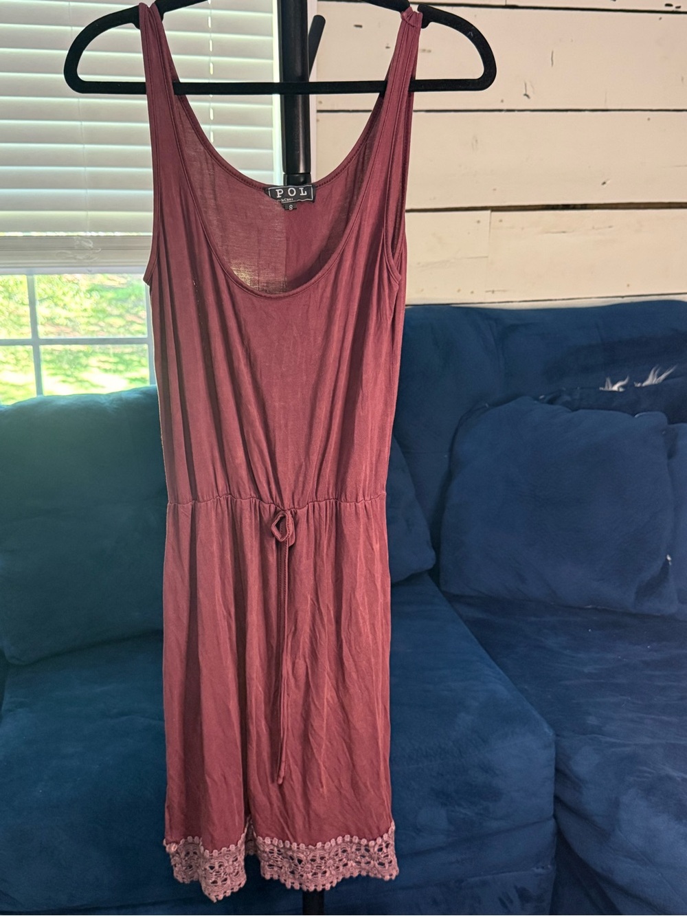 POL Sleeveless Midi Dress in Mauve